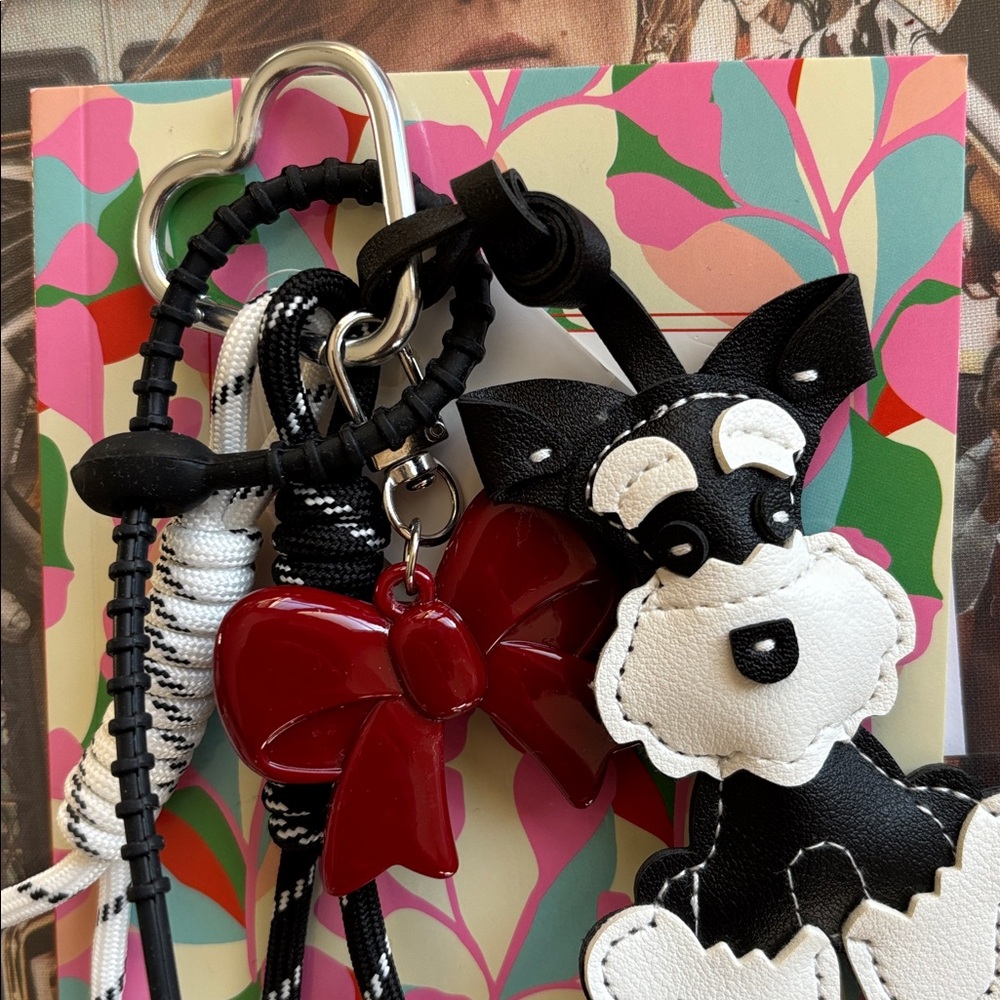 🎀🐾NEW! Mini Schnauzer Keychain Bag Charm🐾🎀 - Picture 3 of 8